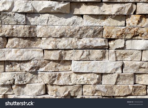 Exterior Wall Natural Stone Wall Cladding Stock Photo 1492652909 ...