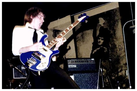 BRUCE FOXTON, SPORTING AN AZUREGLO RICKENBACKER 4003 STEREO BASS DURING ONE OF THE BAND'S DATES ...