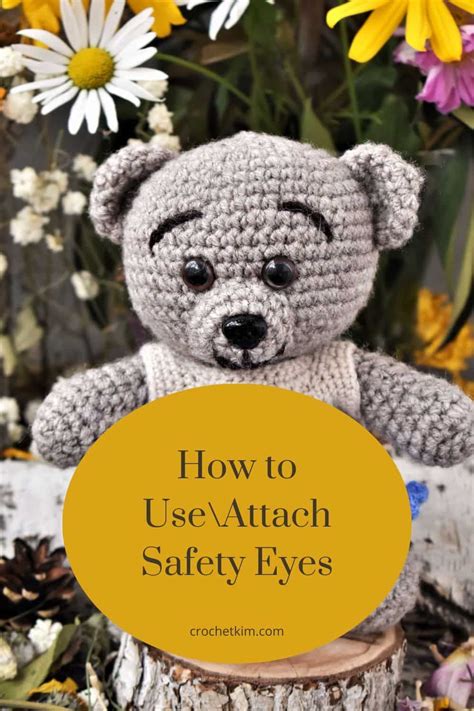 How to Attach Safety Eyes To Your Amigurumi in 2023 | Amigurumi ...