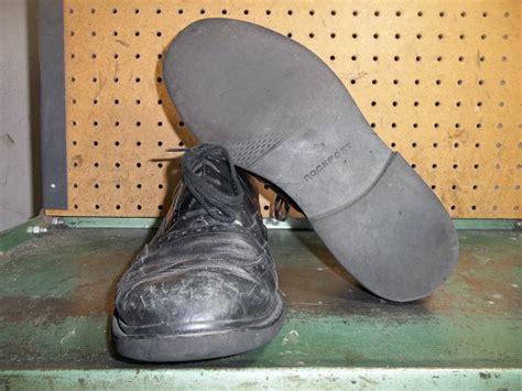 Edgewood Drive Shoe Repair: Rockport Casual Shoes Resole, Before And After