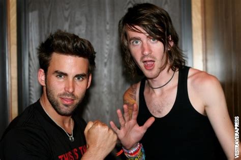 Mayday Parade's Jake Bundrick and Derek Sanders | Mayday parade, Mayday parade lyrics, The amity ...