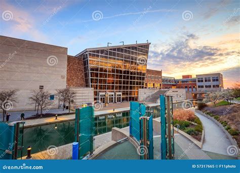 Indiana State Museum at Sunset Editorial Image - Image of highrises ...