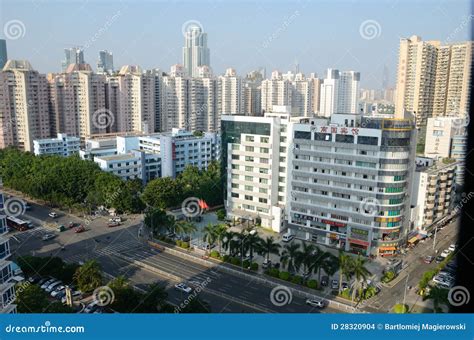 Shenzhen City - Futian District Editorial Stock Image - Image: 28320904