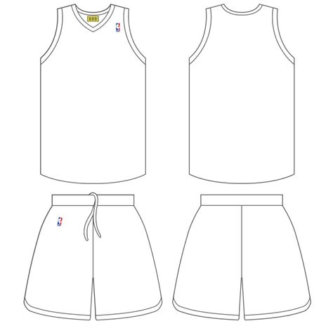 Free Basketball Jersey Template, Download Free Clip Art regarding Blank Basketball Uniform ...