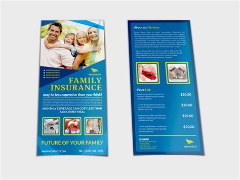 Insurance Flyer Template DL Size by OWPictures on Dribbble