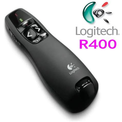 Logitech R400 Laser pointer Remote Control Page Turning Laser Pointers ...