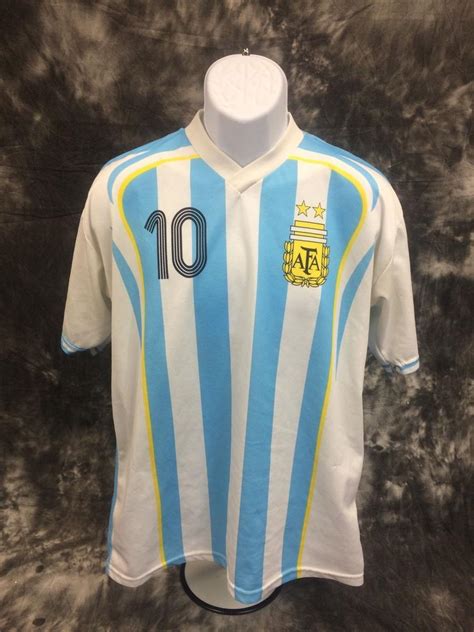 FIFA Diego Maradona Soccer Jersey Football Futbol Argentina Vintage XL ...