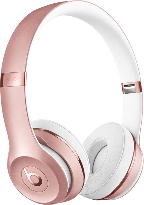 Questions and Answers: Beats Solo³ Wireless On-Ear Headphones Rose Gold ...