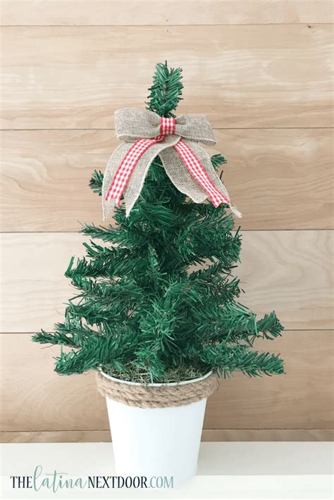 DIY Dollar Tree Christmas Trees - The Latina Next Door