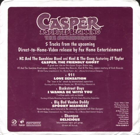 Casper A Spirited Beginning The Soundtrack (1997, CD) | Discogs