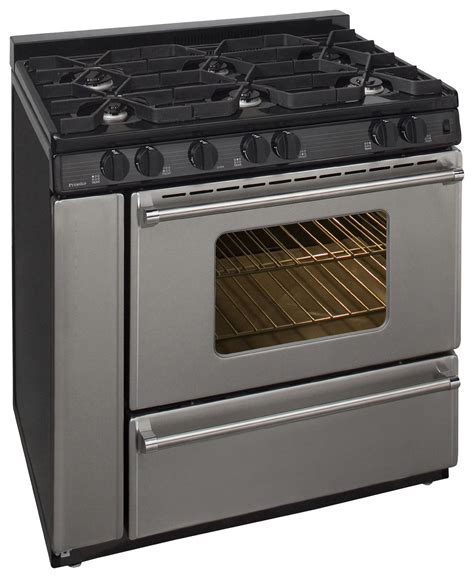 Best Buy: Premier Pro Series 36" Freestanding Gas Range Stainless steel ...