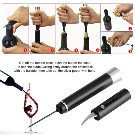 OTVIAP Wine Opener, Air Pressure Opener,Air Pressure Kitchen Red Wine Bottle Opener Corkscrew ...