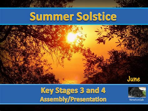 Summer Solstice - 21st June 2021 - Key Stages 3 and 4 | Teaching Resources