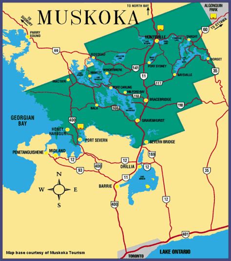 Muskoka Map | Color 2018