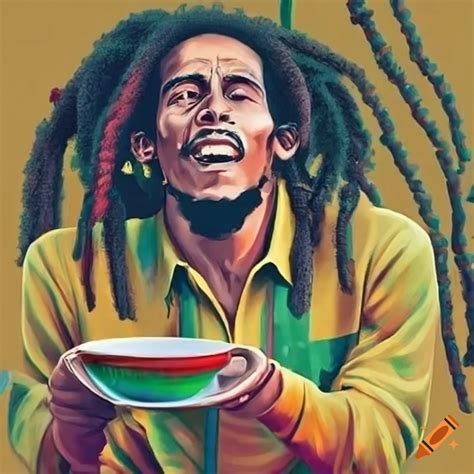 Bob marley in a teacup