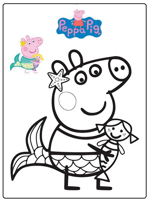 Ausmalbilder Peppa Wutz zum ausdrucken | WONDER DAY — Ausmalbilder für Kinder und Erwachsene