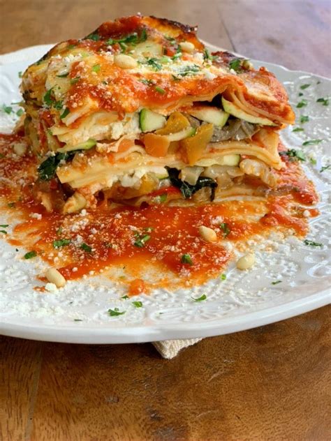 Easy Roasted Vegetable Lasagna with No Boil Noodles - Proud Italian Cook