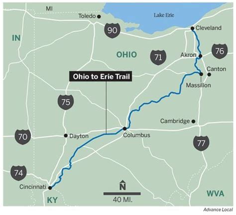 Four days on the Ohio to Erie Trail, from Cincinnati to Cleveland: an ...