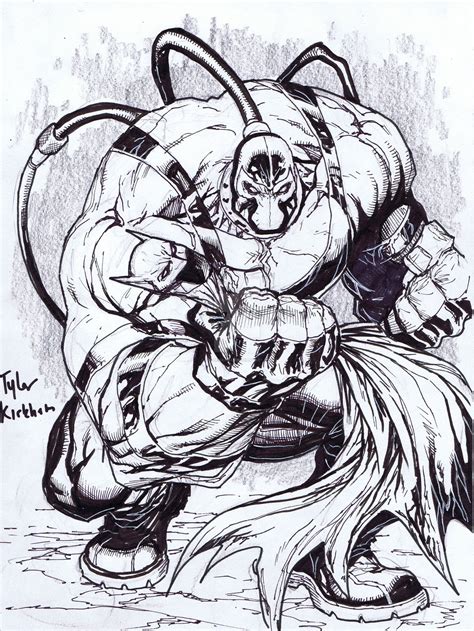 Bane Sketch | Dc comics artwork, Batman artwork, Drawing superheroes