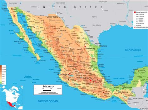 Mapa de México | Descarga los mapas de México