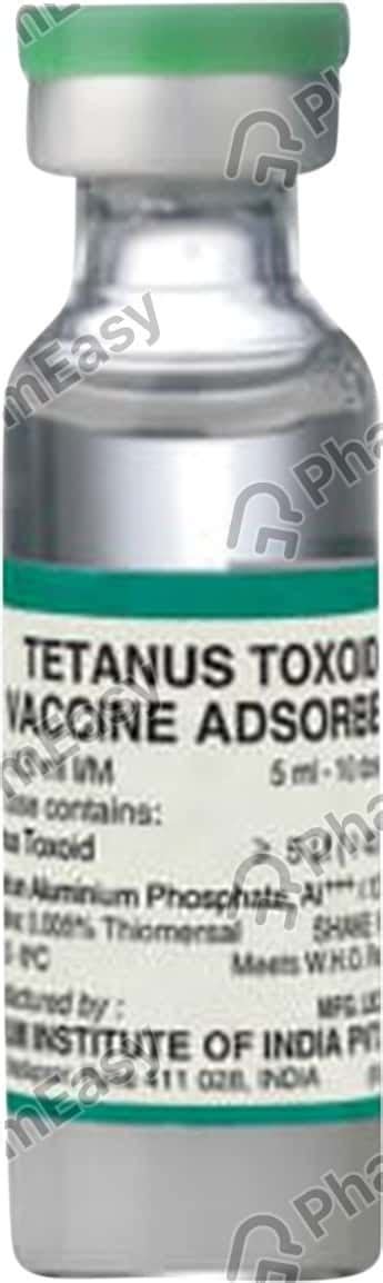 Tetanus Vaccine Bottle