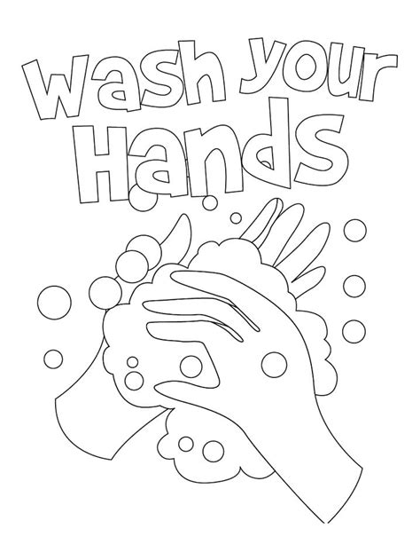 Kids Wash Your Hands Sign Printable