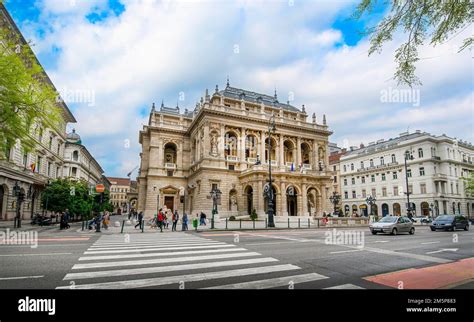 Budapest, Hungary. The Hungarian Royal State Opera House, considered one of the architect's ...