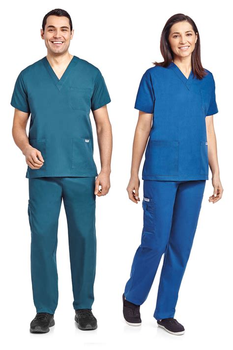 Unisex 8 Pocket Drawstring/Elastic Scrub Set - fashionscrubscanada.ca