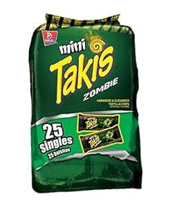 Amazon.com: Mini Takis Zombie NITRO Flavor 25 Bags (1.2 Oz Each)