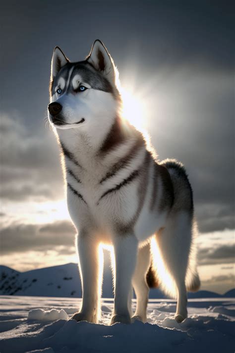 Husky in the Snow by JayNL on DeviantArt