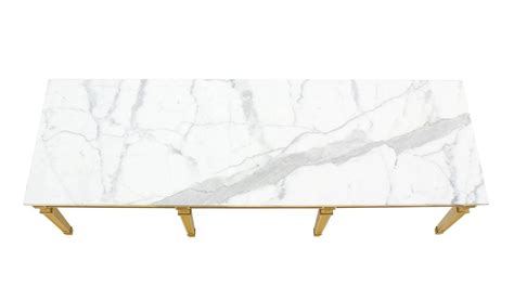 Six Legged Marble Top Rectangular Coffee Table | From a unique collection of antique and modern ...