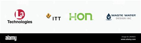 THE HON COMPANY logo, L3 TECHNOLOGIES logo, ITT CORPORATION Logo, WASTE ...