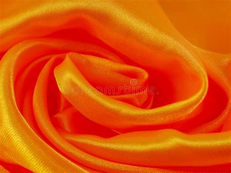 Bright Orange Color Fabric Texture Stock Image - Image of light ...