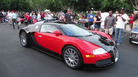 Red & Black Bugatti Veyron - YouTube