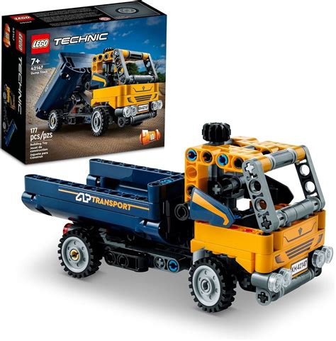 LEGO Technic Dump Truck 2in1 Toy Building Set 42147, Model Construction ...