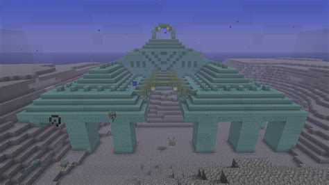 NEW 1.8 SNAPSHOT UNDERWATER TEMPLE! Minecraft Temple, Minecraft Seed ...