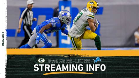 How to stream, watch Packers-Lions game on TV