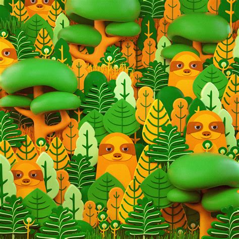 Animal patterns, wallpaper on Behance