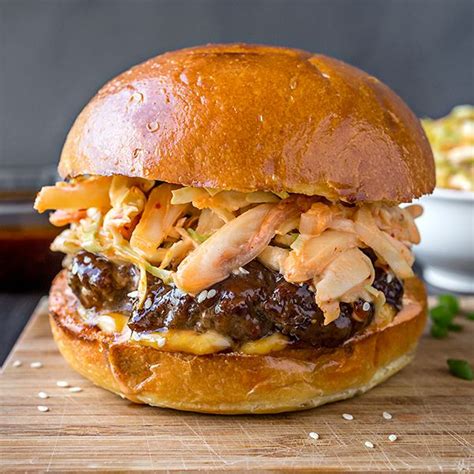 Korean BBQ Burger, One Crazy-Good Little Burger | Recipe | Bbq burgers ...