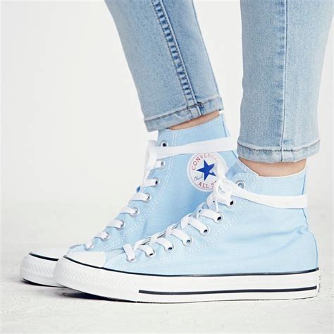 Light Blue Chuck Taylor High Tops