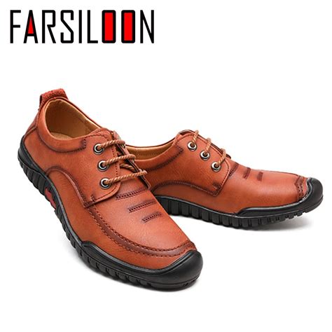 New Comfortable Casual Waterproof Shoes Men Shoes Quality Split Leather ...