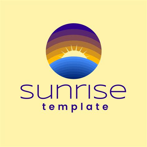 Sunrise Logo Design | Logo design template, Logo design, Logo design free