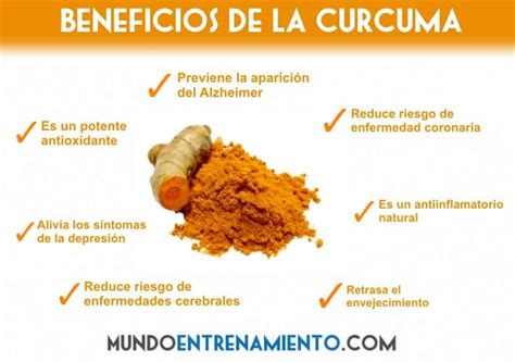 10 Beneficios de la cúrcuma | Mundo Entrenamiento