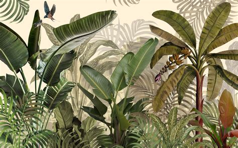 Wallpaper Mural - Plants in the jungle - Photo Wallpaper