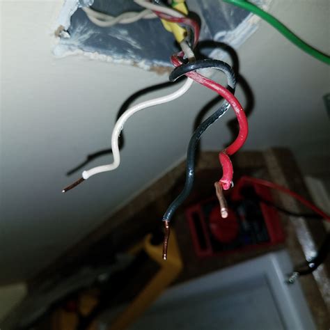 wiring a light switch red black white Light wiring fixture old electrical stack answer - Wiring ...