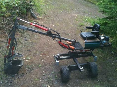 Homemade diggers, homebuilt excavators, towable diggers, backhoe plans | Homemade tractor ...