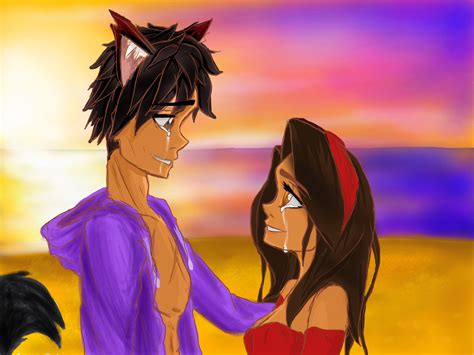 Aphmau and Aaron meet after 1 year by CaitlinCrafts on DeviantArt