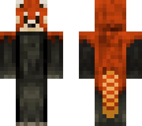 red panda, edited | Minecraft Skin