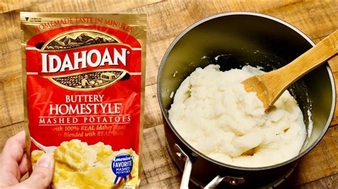 How To Make Idahoan Instant Mashed Potatoes - YouTube