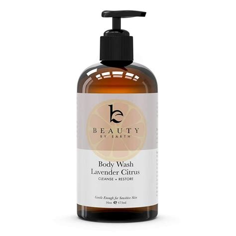 Lavender Citrus Body Wash - Organic Body Wash Sensitive Skin, All Natural Body Wash, Shower Gel ...